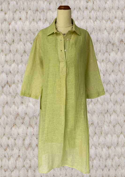 Shimmer Linen Kaftan